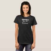 私のゴールは私の言い訳のことわざSarcastより大きい Tシャツ (正面フル)
