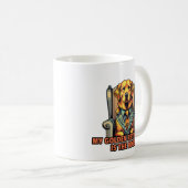 私のゴールデンレトリバーはボス コーヒーマグカップ (正面右)