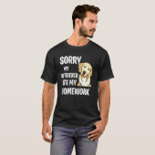 私のゴールデン食べレトリバー Tシャツ (正面フル)