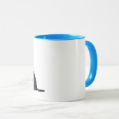 私のゴールデン・リトリーバー犬が付いているNamastayのおもしろいな家 マグカップ (正面右)