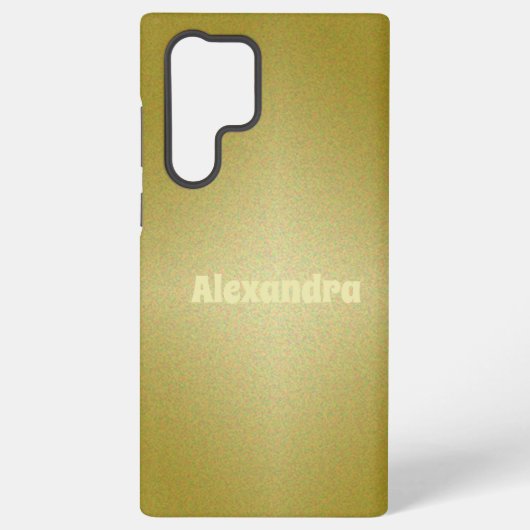 私のゴールド SAMSUNG GALAXYケース (裏面)