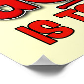 私のゴールホッケーゴアリーのポスター ポスター (角)