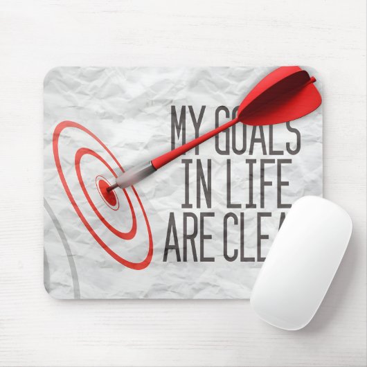「私のゴール澄んは」モチベーション肯定 マウスパッド (マウス)