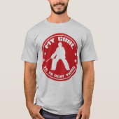 私のゴール、フィールドホッケーゴアリー引用文 Tシャツ (正面)