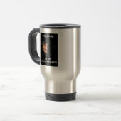 私のゴール(ホッケーのゴールキーパー) トラベルマグ (正面左)