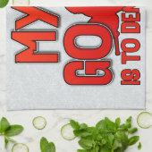 私のゴール，ホッケーゴアリーのキッチンタオル キッチンタオル (折り畳み)