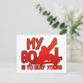 私のゴール、ホッケーゴアリー ポストカード (スタンド正面)