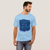 私のサウンドトラックは思考 Tシャツ (正面フル)