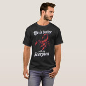 私のサソリ・サソリの毒で Tシャツ (正面フル)