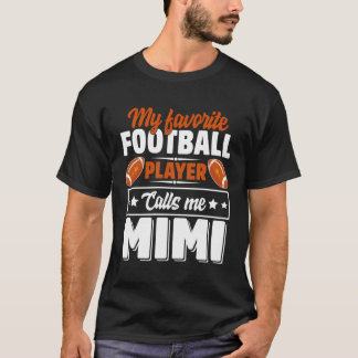 私のサッカーお気に入りの選手は私を可愛いと呼ぶ Tシャツ