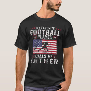 私のサッカーお気に入りの選手は私を父Fと呼ぶ Tシャツ