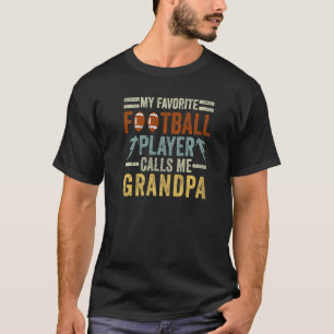 私のサッカーお気に入りの選手は私を祖父と呼ぶ Tシャツ