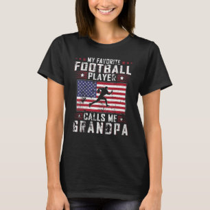 私のサッカーお気に入りの選手は私を祖父と呼ぶ Tシャツ