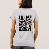 私のサッカーの母の時代で、フットボールの母 Tシャツ (裏面)
