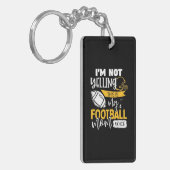 私のサッカーママの声 キーホルダー (正面左)