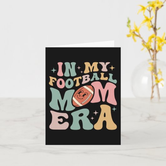 私のサッカーママ時代でおもしろいレトロハロウィンスポーツM カード (黄色い花)