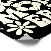 私のサッカー母の時代サッカーママ母の生活ママ ポスター (角)