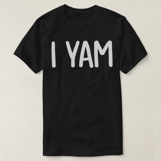 私のサツマイポテトを一緒に食べる Tシャツ (デザイン正面)