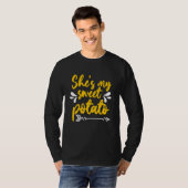 私のサツマイモのカップルを見る Tシャツ (正面フル)
