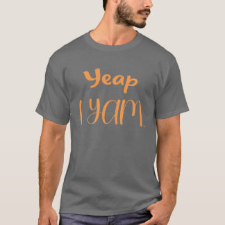 私のサツマイモI YAMマッチングカップル Tシャツ