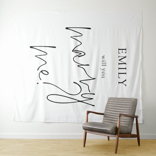 私のサプライズ企画書のサインと結婚してくれないか タペストリー (インサイチュ(横))