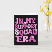 私のサポートチーム時代Groovy乳がん認識 カード (黄色い花)