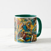 「私のサルじゃない!」 飲料用マグカップ マグカップ (正面右)