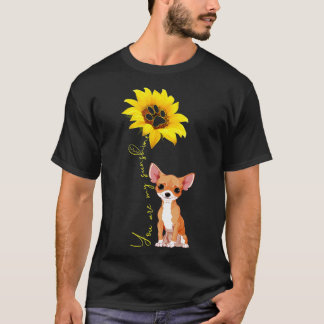 私のサンシャインチワワ素晴らしドッグママ Tシャツ