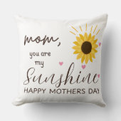 私のサンシャインママ枕 – ひまわりママ' クッション (正面)