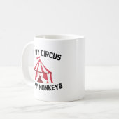 私のサーカスじゃない コーヒーマグカップ (正面左)