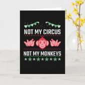 私のサーカスじゃない、私の猿じゃない カード (黄色い花)