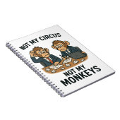 私のサーカスじゃない、私の猿じゃない - ユーモアあふれる漫画の修行僧 ノートブック (右側)