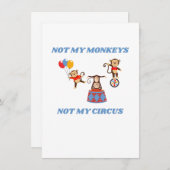 私のサーカスではない – 私のサルではない シーズンカード (正面/裏面)