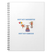 私のサーカスではない – 私のサルではない ノートブック (正面)