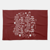 私のサーカスではなく私の猿の母の政治的おもしろいな キッチンタオル (横)