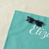 私のサーカスではなく私の猿の母の政治的おもしろいな ビーチタオル (インサイチュ)