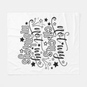 私のサーカスではなく私の猿の母の政治的おもしろいな フリースブランケット (正面(横))