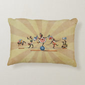 私のサーカスではなく、私のサル アクセントクッション (裏面)