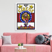 私のサーカスではなく、私のサル キャンバスプリント (インサイチュ (リビング))