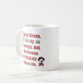 私のサーカスではなく、私のサル。 コーヒーマグカップ (正面左)