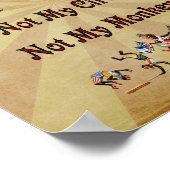 私のサーカスではなく、私のサル ポスター (角)