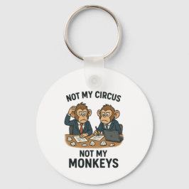 私のサーカスではなく、私のサル – 漫画のおもしろい僧侶 キーホルダー