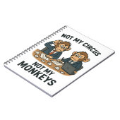 私のサーカスではなく、私のサル – 漫画のおもしろい僧侶 ノートブック (左側)