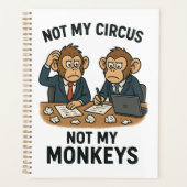 私のサーカスではなく、私のサル – 漫画のおもしろい僧侶 プランナー手帳 (正面)