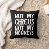 私のサーカスは私のサルではない クッション (ブランケット)