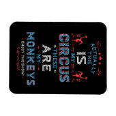 私のサーカスは私のモンキーマグネット マグネット (横)