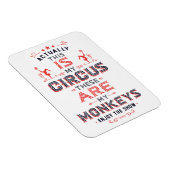 私のサーカスは私のモンキーマグネット マグネット (右側)