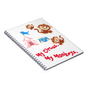 私のサーカス。私のサル。 ノートブック (右側)