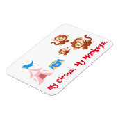 私のサーカス。私の猿。 マグネット (左側)