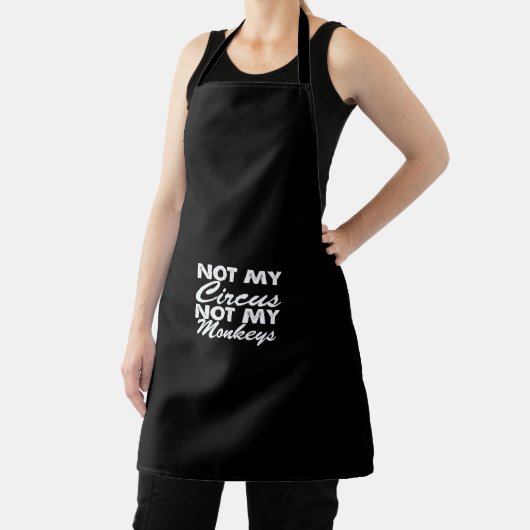 私のサーカーではなく、私のサルではない エプロン (インサイチュ)